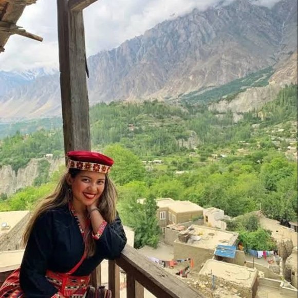 Velvet Cap Hat Hunza Headwear Women Handmade Winter Hat - Warm Chunky Tradition main image 3